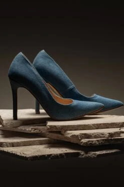 Denim Adrienne Pumps -Jluxlabel Sale Store ACCESSORIES APR32023 SHOES 14