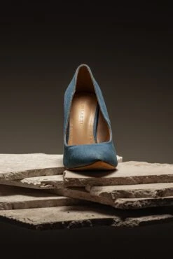 Denim Adrienne Pumps -Jluxlabel Sale Store ACCESSORIES APR32023 SHOES 18