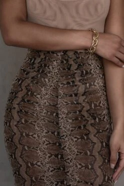 Snakeskin Poppy Ruched Mesh Skirt 11 Snakeskin Poppy Ruched Mesh Skirt -Jluxlabel Sale Store ESSENTIALS3 PART2 169