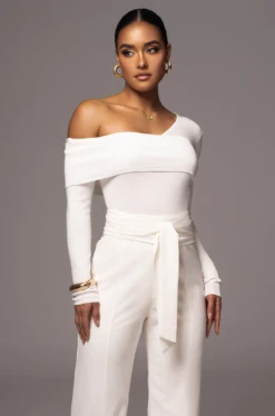 Ivory Eve Off The Shoulder Top -Jluxlabel Sale Store EveOffTheShoulderTop