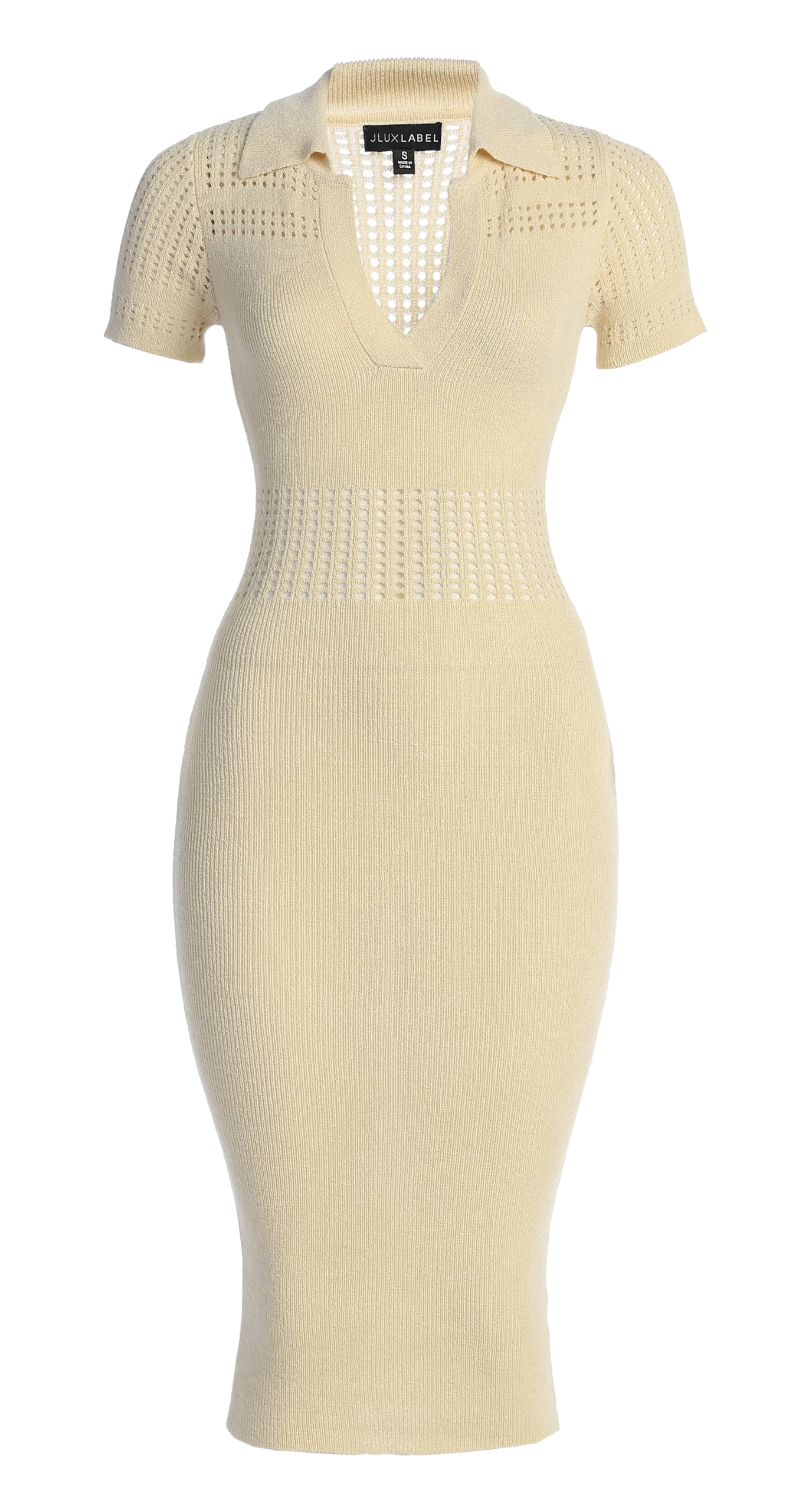 Buttercream Venice Collared Midi Dress 2 Buttercream Venice Collared Midi Dress - Image 2