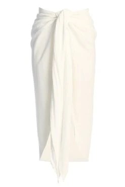 White Saylor Linen Sarong -Jluxlabel Sale Store IMG 1457copy