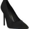 Black Glenna Pointed Toe Pumps