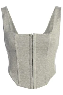 Grey More Than Friends Corset