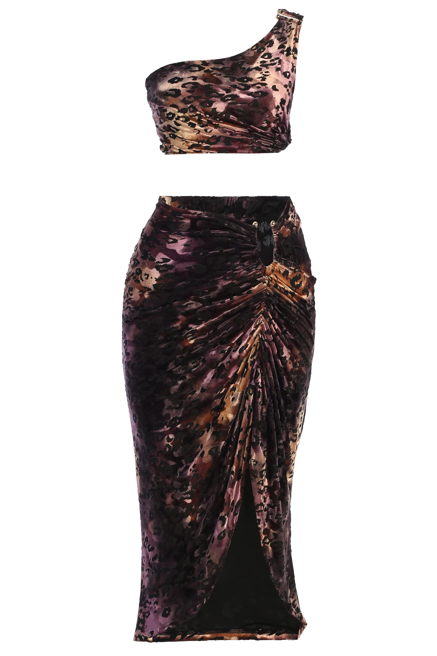 Purple/Brown Wild At Heart Skirt 2 Purple/Brown Wild At Heart Skirt - Image 2