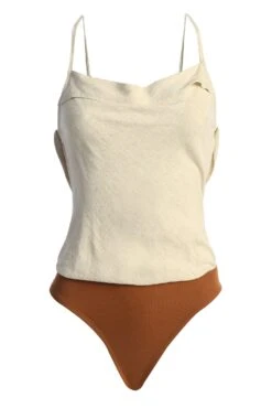 Natural Diara Bodysuit -Jluxlabel Sale Store IMG 7346copy