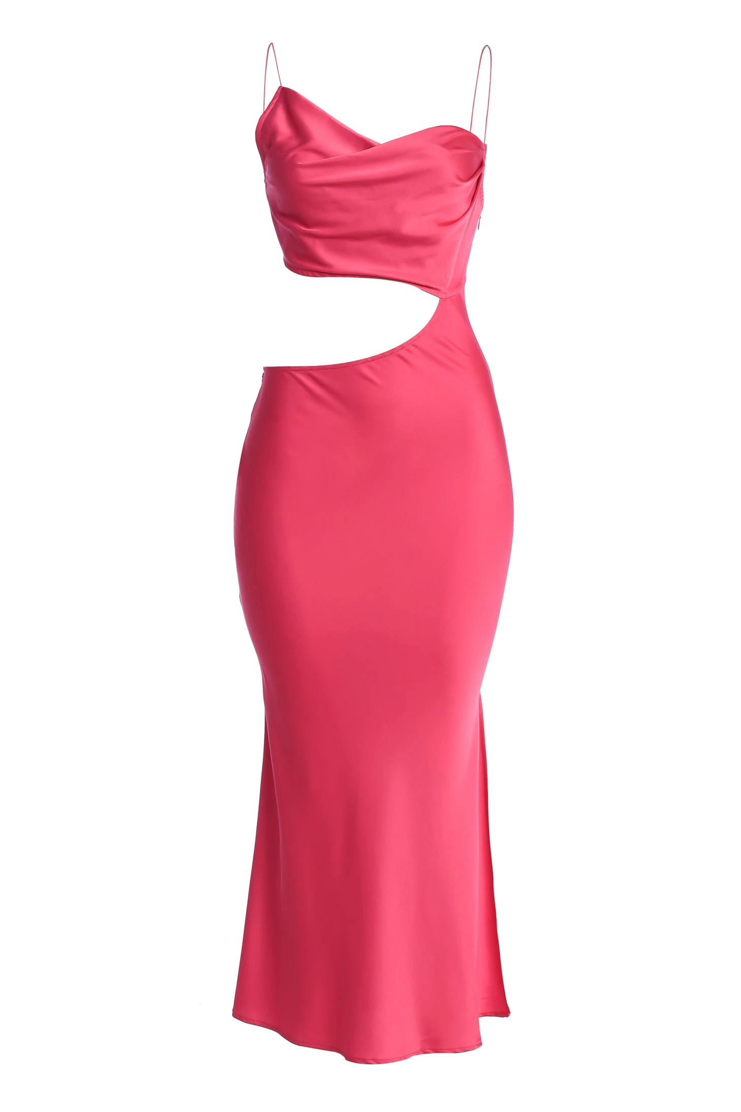 Pink Maurine Cutout Dress 2 Pink Maurine Cutout Dress - Image 2