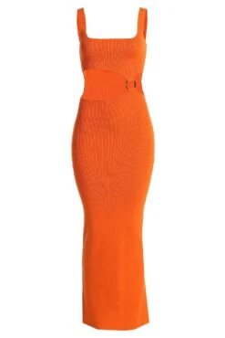 Orange Time After Time Dress -Jluxlabel Sale Store IMG 7662copy