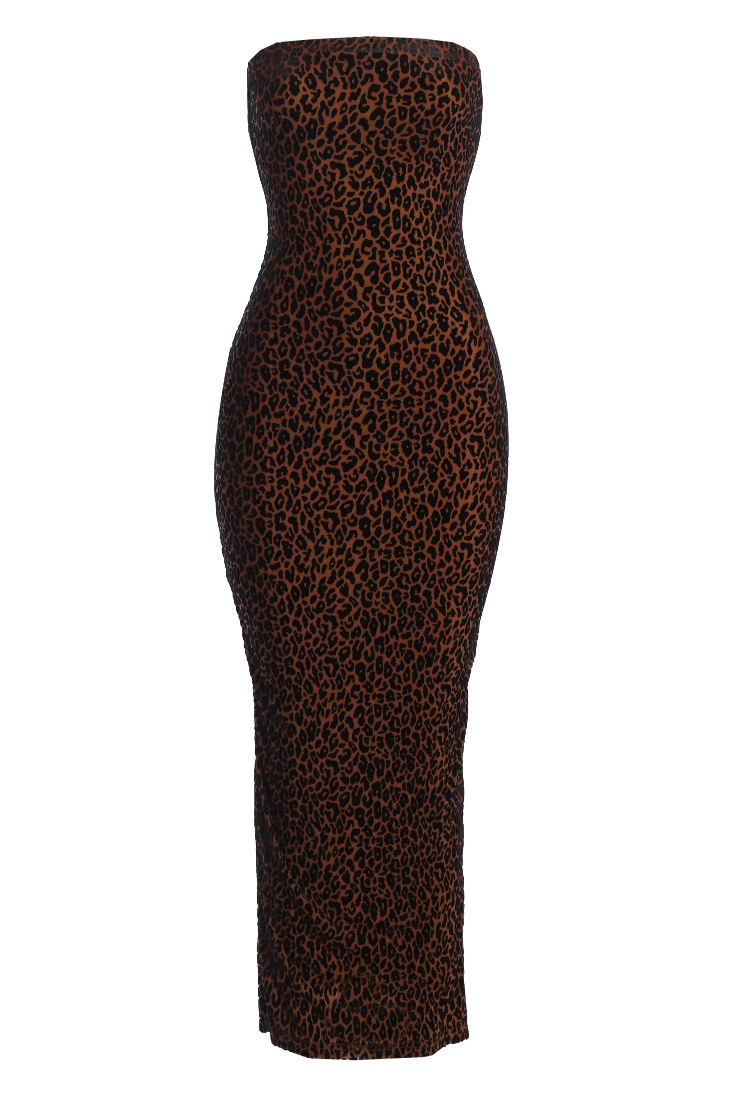 Pecan Leopard Midnight Hour Maxi Dress 1 Pecan Leopard Midnight Hour Maxi Dress