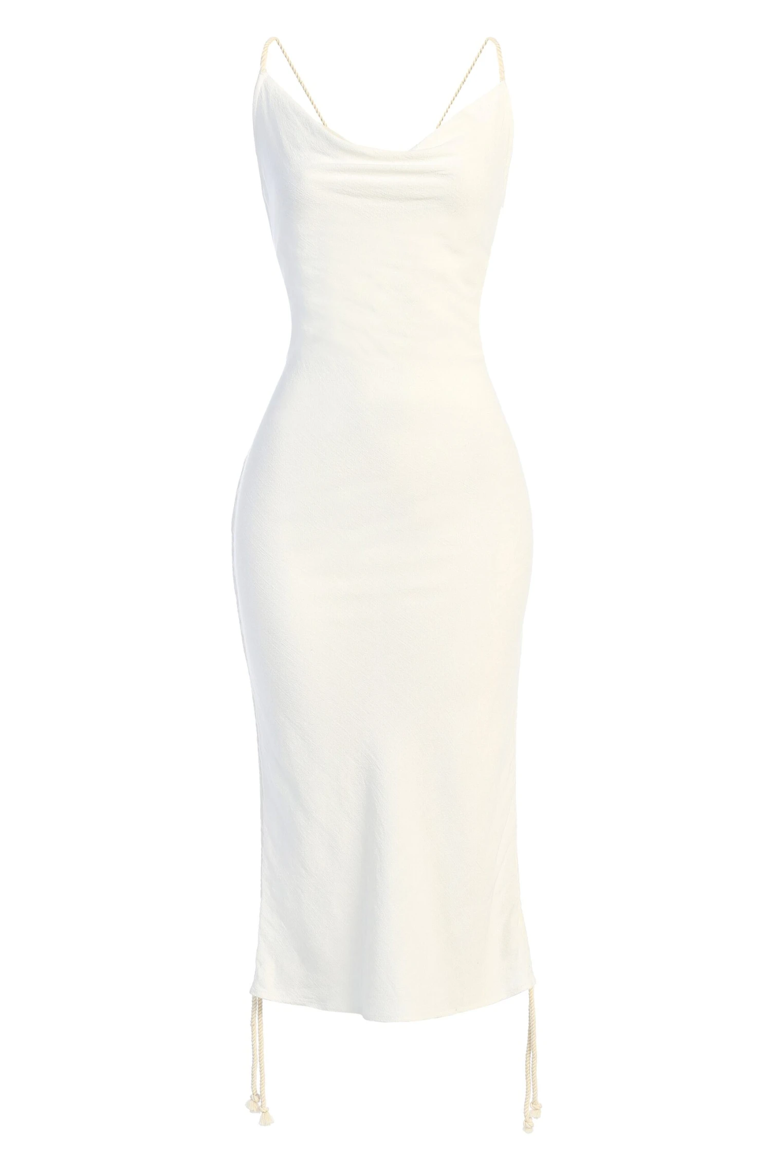 Ivory Bahari Ruched Linen Dress 12 Ivory Bahari Ruched Linen Dress - Image 12