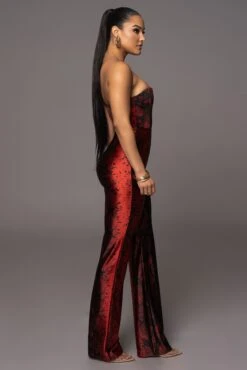 Red Stay The Night Corset -Jluxlabel Sale Store PRODUCT APR112023 52