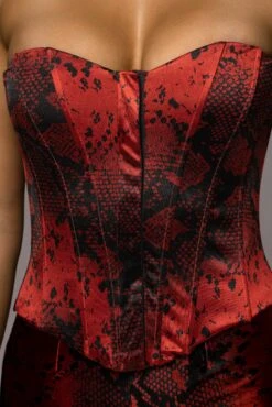 Red Stay The Night Corset -Jluxlabel Sale Store PRODUCT APR112023 61
