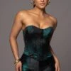 Green Stay The Night Corset