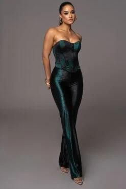 Green Stay The Night Corset -Jluxlabel Sale Store PRODUCT APR112023 77