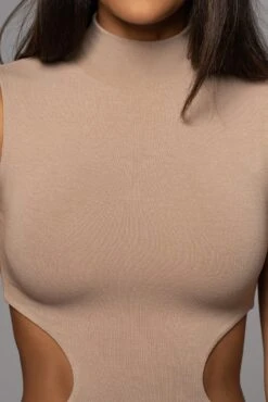 Beige Til Sunrise Midi Dress -Jluxlabel Sale Store PRODUCT AUG102022 91