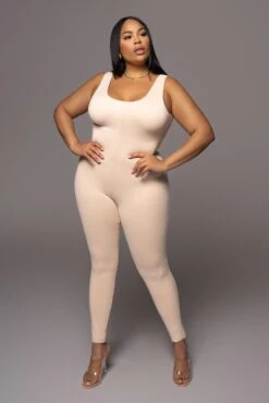 Cream Alo Double Layer Jumpsuit -Jluxlabel Sale Store PRODUCT DEC32021 115