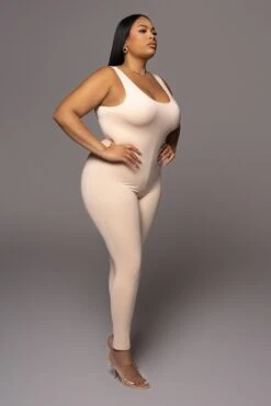 Cream Alo Double Layer Jumpsuit -Jluxlabel Sale Store PRODUCT DEC32021 116