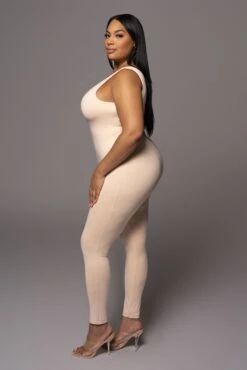 Cream Alo Double Layer Jumpsuit -Jluxlabel Sale Store PRODUCT DEC32021 117