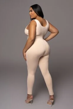 Cream Alo Double Layer Jumpsuit -Jluxlabel Sale Store PRODUCT DEC32021 118