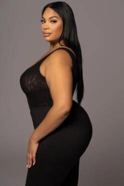 Noir Mesh Essentials Tank Bodysuit Undergarment 26 Noir Mesh Essentials Tank Bodysuit Undergarment -Jluxlabel Sale Store PRODUCT DEC32021 168