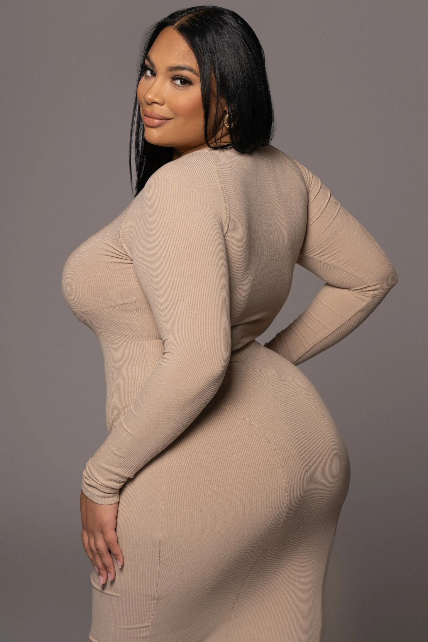 Beige High Expectations Midi Dress 12 Beige High Expectations Midi Dress - Image 12