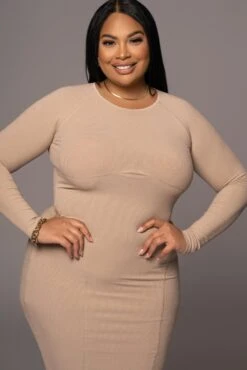 Beige High Expectations Midi Dress 17 Beige High Expectations Midi Dress -Jluxlabel Sale Store PRODUCT DEC32021 213