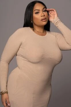 Beige High Expectations Midi Dress 22 Beige High Expectations Midi Dress -Jluxlabel Sale Store PRODUCT DEC32021 214