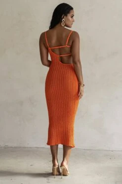 Orange Coastal Escape Dress -Jluxlabel Sale Store PRODUCT FEB132023 CROCHET 7