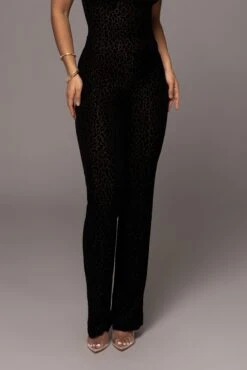 Noir Leopard One To Watch Pants