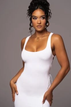 Ivory Late Nights Midi Dress -Jluxlabel Sale Store PRODUCT JUL112023 NEWARRIVALS 46