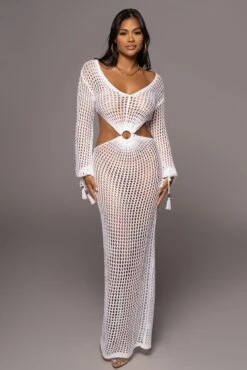White Summer Daze Crochet Maxi Dress 22 White Summer Daze Crochet Maxi Dress -Jluxlabel Sale Store PRODUCT JUL222022 SUMMER3 116