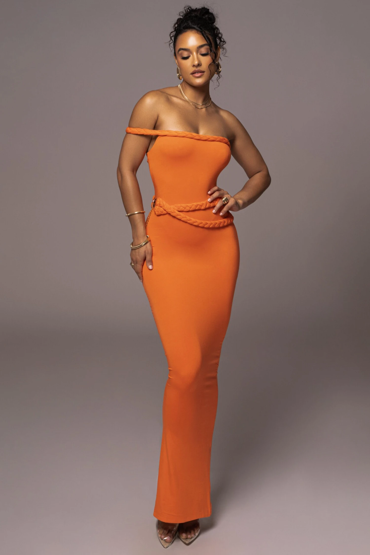 Tangerine One Of One Maxi Dress 1 Tangerine One Of One Maxi Dress