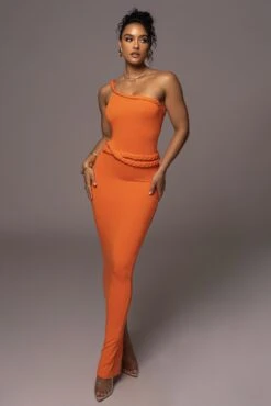 Tangerine One Of One Maxi Dress 13 Tangerine One Of One Maxi Dress -Jluxlabel Sale Store PRODUCT JUL262023 ASAP 59