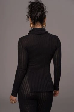 Black One Call Away Ribbed Turtleneck Top -Jluxlabel Sale Store PRODUCT JUL262023 AUGDROP12 85