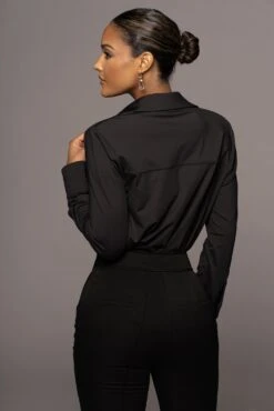 Noir Jaxson Button Up -Jluxlabel Sale Store PRODUCT JUL72022 RESHOOTS 17