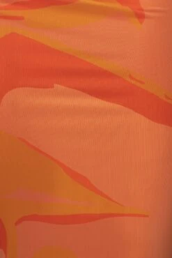 Orange Naylene Ruched Dress -Jluxlabel Sale Store PRODUCT JUL72022 SUMMER4 177