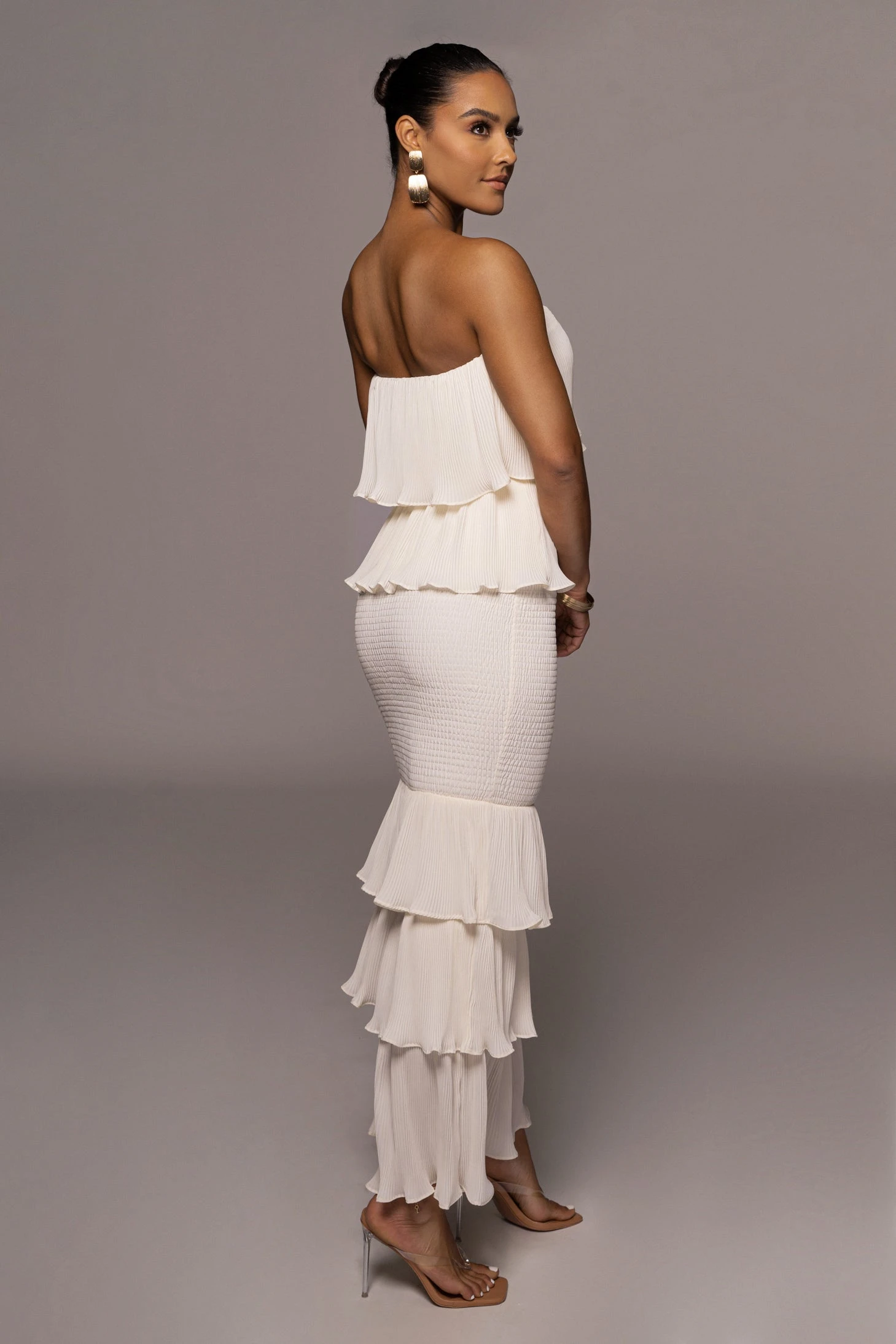 Ivory Casa Blanca Ruffle Dress 7 Ivory Casa Blanca Ruffle Dress - Image 7