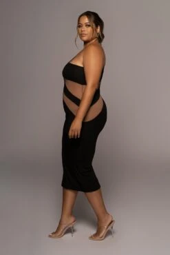 Black Eyes For You Midi Dress -Jluxlabel Sale Store PRODUCT JUN82022 EXTENDED 101