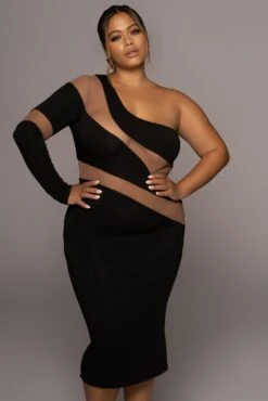 Black Eyes For You Midi Dress -Jluxlabel Sale Store PRODUCT JUN82022 EXTENDED 103