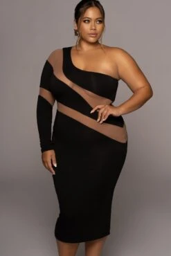 Black Eyes For You Midi Dress -Jluxlabel Sale Store PRODUCT JUN82022 EXTENDED 104