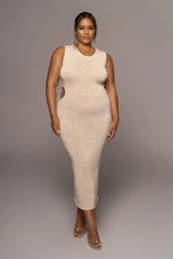 Ivory Opposites Attract Midi Dress -Jluxlabel Sale Store PRODUCT JUN82022 EXTENDED 122