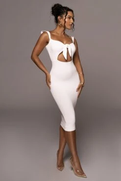 Ivory Unica Front Tie Dress 11 Ivory Unica Front Tie Dress -Jluxlabel Sale Store PRODUCT JUNE14 SUMMER2 31