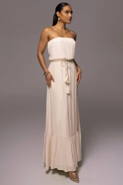 Beige Del Sol Linen Maxi Dress -Jluxlabel Sale Store PRODUCT JUNE72023 JUNEDROP1 2