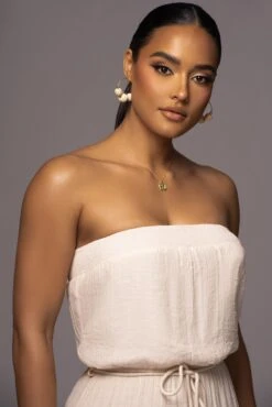 Beige Del Sol Linen Maxi Dress -Jluxlabel Sale Store PRODUCT JUNE72023 JUNEDROP1 9