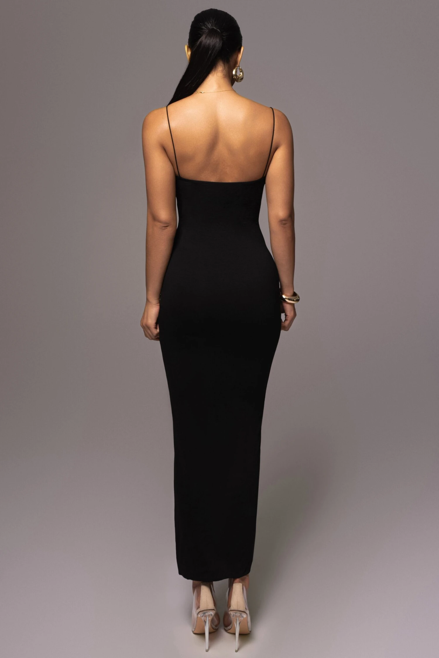 Black Jacey Cami Maxi Dress 10 Black Jacey Cami Maxi Dress - Image 10