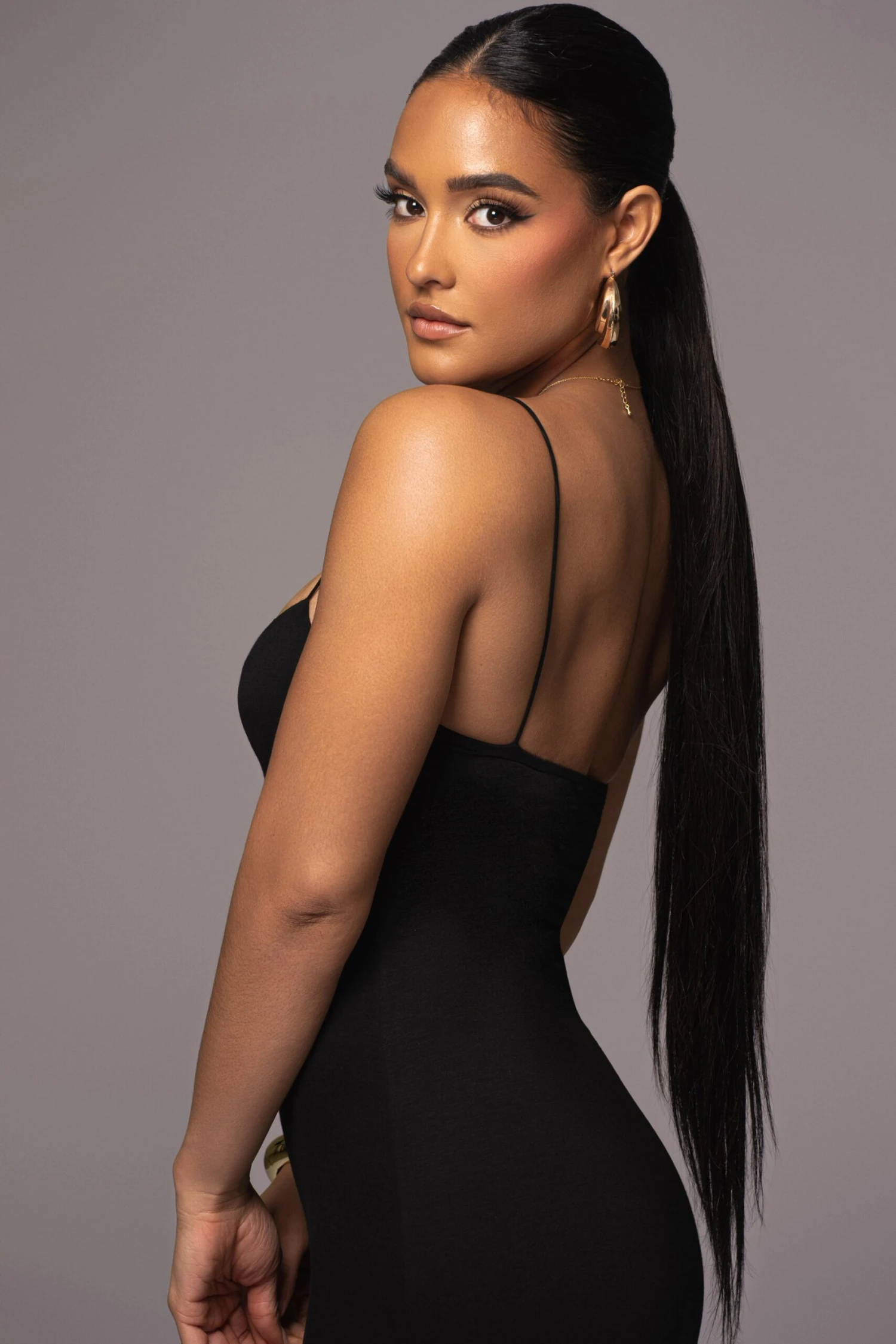 Black Jacey Cami Maxi Dress 6 Black Jacey Cami Maxi Dress - Image 6