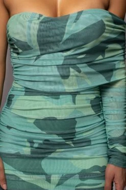 Green Capri Ruched Dress -Jluxlabel Sale Store PRODUCT JUNE82023 NEWARRIVALS 16