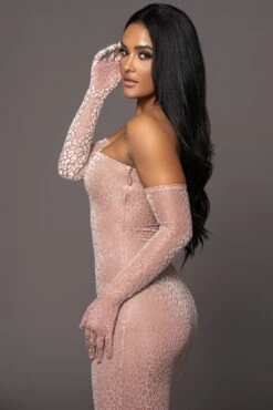 Blush Leopard Midnight Hour Maxi Dress 18 Blush Leopard Midnight Hour Maxi Dress -Jluxlabel Sale Store PRODUCT MAR82023 ASAP 58