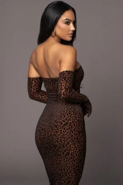 Pecan Leopard Midnight Hour Maxi Dress 18 Pecan Leopard Midnight Hour Maxi Dress -Jluxlabel Sale Store PRODUCT MAR82023 ASAP 69