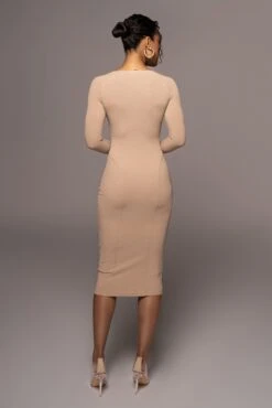 Beige High Expectations Midi Dress 27 Beige High Expectations Midi Dress -Jluxlabel Sale Store PRODUCT MAY132022 63